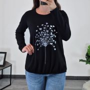 MAJICA LISA ČRNA - slika 2
