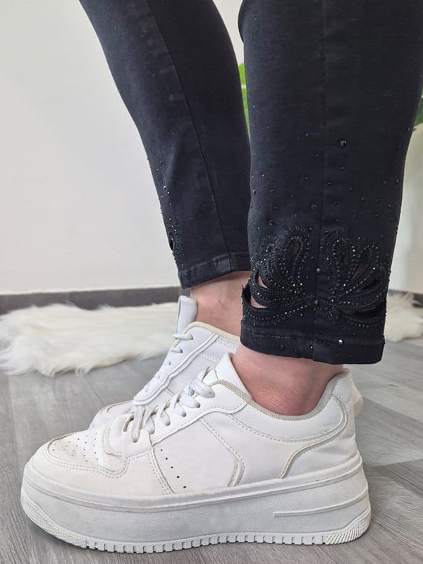 PUSH-UP HLAČE MG3673 ČRNE