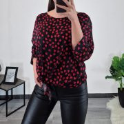 BLUZA 180034 RDEČA - slika 2