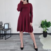 OBLEKA ZS9086 BORDO - slika 2