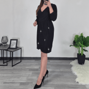 OBLEKA 2719 ČRNA - slika 3