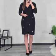 OBLEKA 2719 ČRNA - slika 2