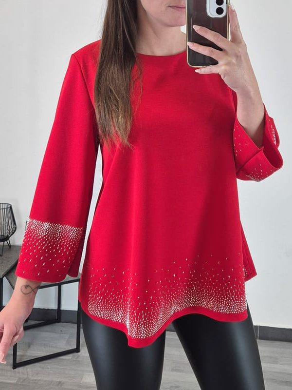 BLUZA 11769 RDEČA