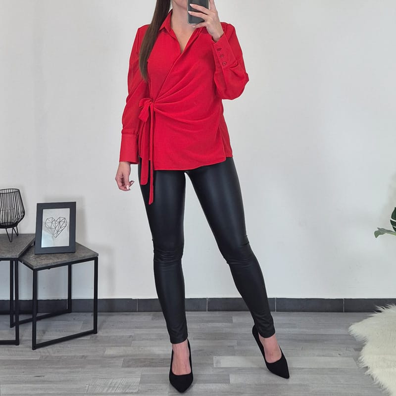 20241210_102248 BLUZA 4504 RDEČA - slika 1