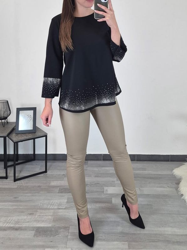 BLUZA 11769 ČRNA