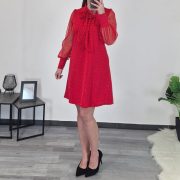 OBLEKA 10377 RDEČA - slika 2