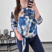 BLUZA 6380 TEMNO MODRA