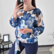 BLUZA 6380 TEMNO MODRA - slika 2