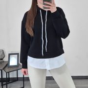 PULOVER 1187 ČRN - slika 3