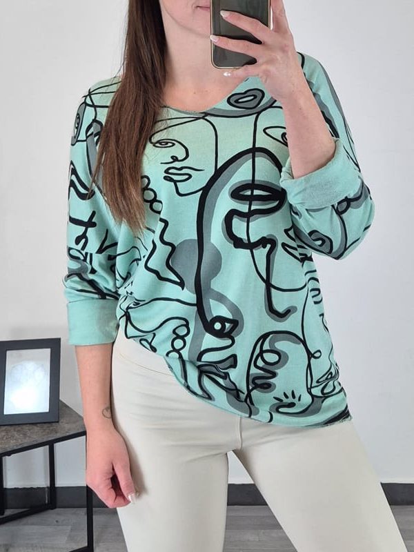 MAJICA 71132 MINT ZELENA