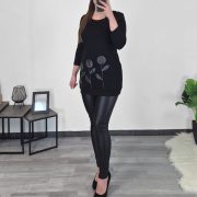 TUNIKA LESI ČRNO BELA