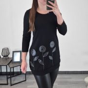 TUNIKA LESI ČRNO BELA - slika 2