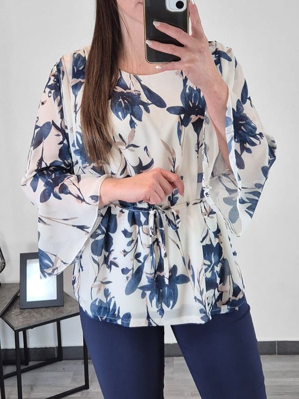BLUZA 90913 MODRA