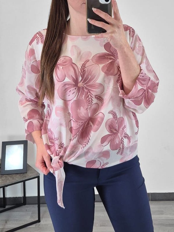 BLUZA 6380-1 ROZA