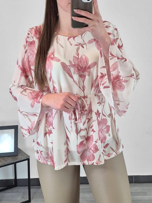BLUZA 90913 ROZA