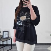 MAJICA 15137 ČRNA - slika 2