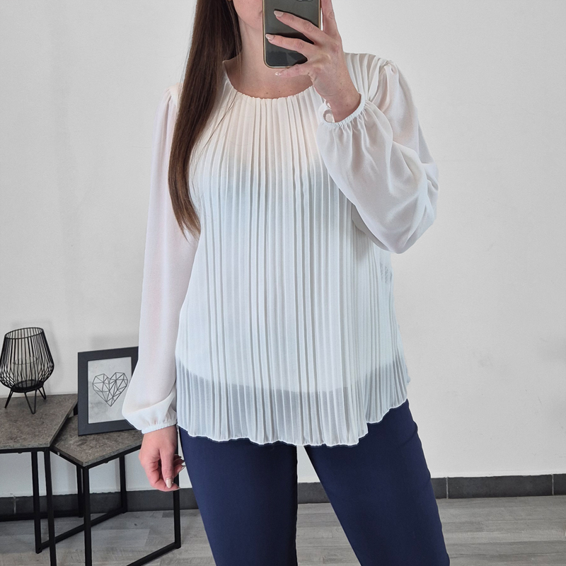 20250218_111410 BLUZA 18207 BELA - slika 1