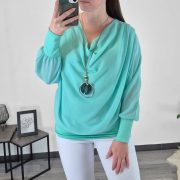 BLUZA 9755 MINT - slika 2