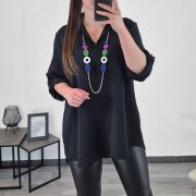 BLUZA 24671 ČRNA