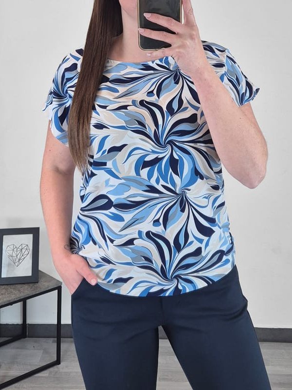 BLUZA MA-240 MODRA