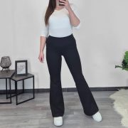 HLAČE NA ZVON VIKI ČRNE - slika 3