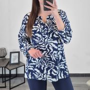 BLUZA 71227 MODRA - slika 2