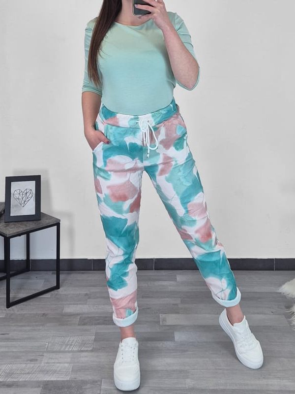 HLAČE 631812 TURKIZNA