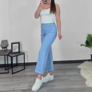 HLAČE 8004 SVETLO MODRE - slika 3