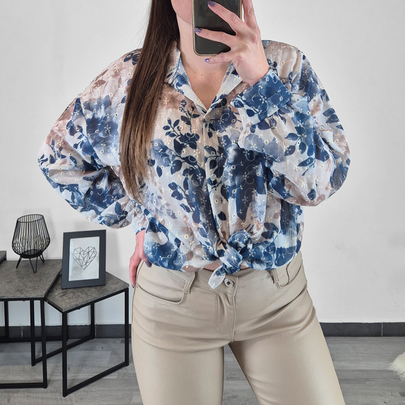 20250313_135220 BLUZA 6715 MODRA - slika 1
