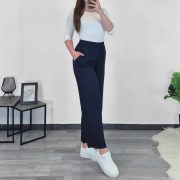 HLAČE 78910 TEMNO MODRE - slika 3