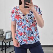 BLUZA 4618 SVETLO MODRA