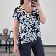 BLUZA 4618 TEMNO MODRA - slika 2