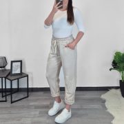 HLAČE 31960 BEŽ - slika 3