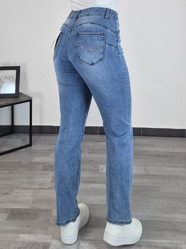 PUSH UP JEANS HLAČE 5585