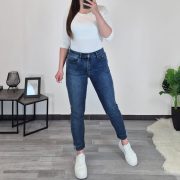 7/8 JEANS HLAČE ML8533 - slika 3