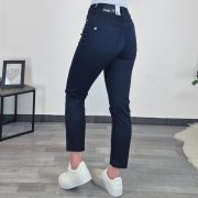 ELEGANTNE 7/8 HLAČE 3A506 TEMNO MODRA - slika 3