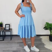 OBLEKA 9157 MODRA - slika 2