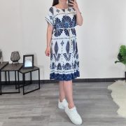 OBLEKA 7839 MODRA - slika 2