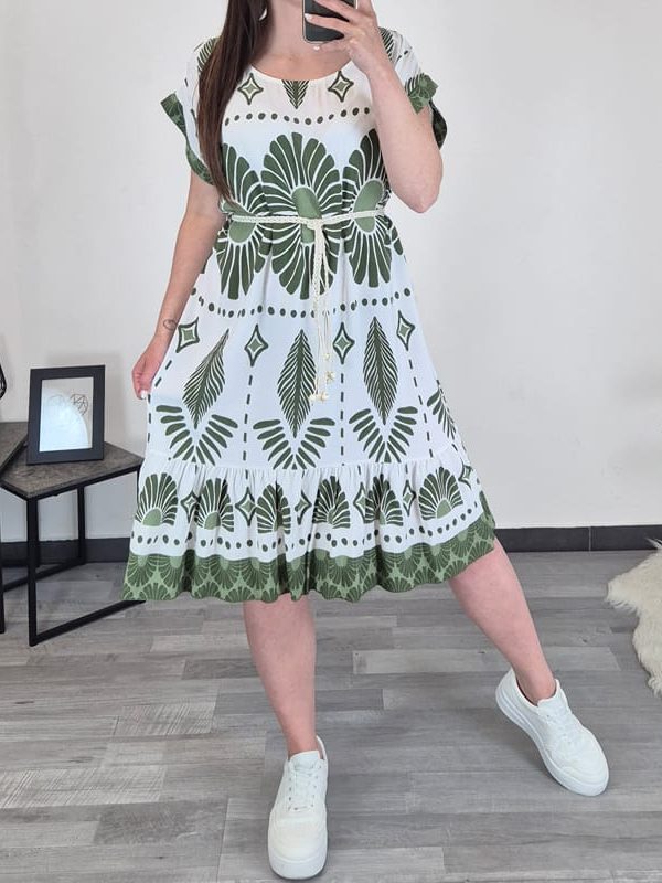 OBLEKA 7839 ZELENA