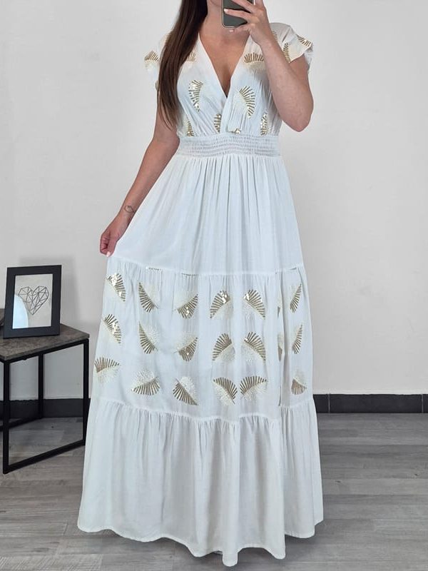 OBLEKA DFH75 BELA