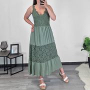 OBLEKA 90687 OLIV - slika 2