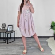OBLEKA 10647 ROZA