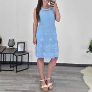 OBLEKA 29095 SVETLO MODRA - slika 2