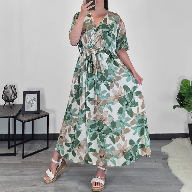 20250527_113926 copy OBLEKA 1265 OLIVNO ZELENA - slika 1