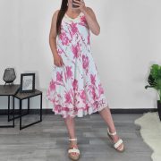OBLEKA 5023 ROZA