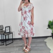OBLEKA 5025 ROZA - slika 2
