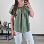 MAJICA 7587 OLIVNO ZELENA - slika 2