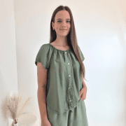 MAJICA 7587 OLIVNO ZELENA