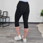 ŠPORTNE HLAČE LENA ROŽA 3/4 ČRNE - slika 3
