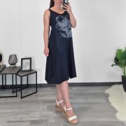 OBLEKA 3288 TEMNO MODRA - slika 2